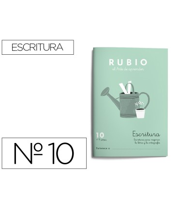 Cuaderno rubio caligrafia nº 10